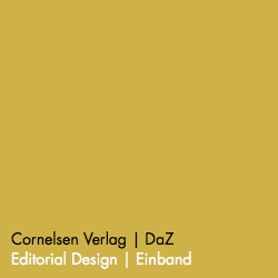 Cornelsen Verlag | DaZ Editorial Design | Einband